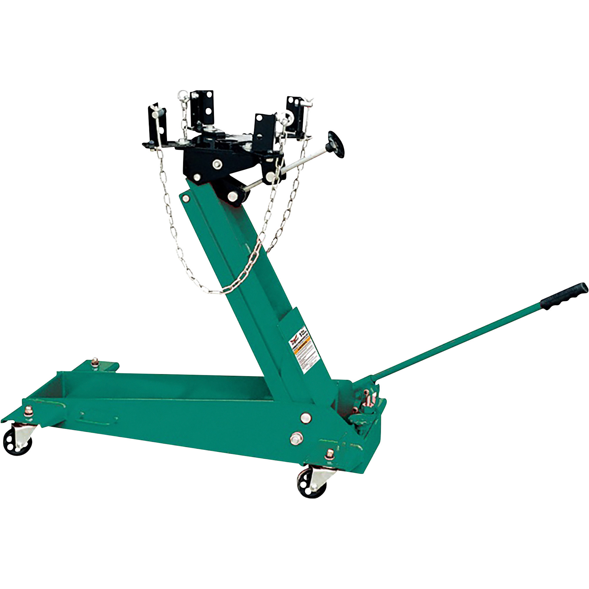 Safeguard, 1 TON FLOOR TRANSMISSION JACK, Lift Capacity 2000 lb, Max. Lift Height 32.87 in, Min. Lift Height 7.68 in, Model# 65205